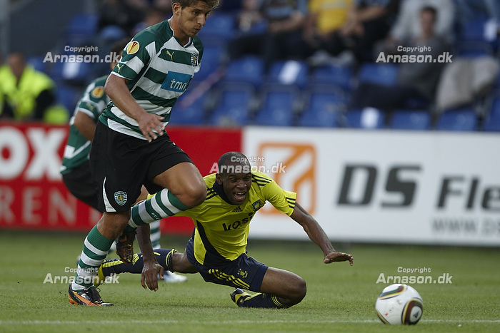 Ousman Jallow (Brndby IF), Daniel Carrico (Sporting Lissabon)