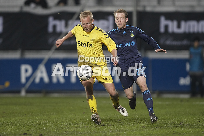 Anders Nhr (AC Horsens), Michael Krohn-Dehli (Brndby IF)