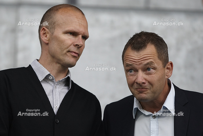 Ole Bjur, sportschef (Brndby IF), Jan Lockhart, adm. direktr (Brndby IF)