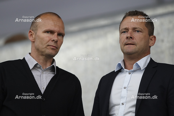 Ole Bjur, sportschef (Brndby IF), Jan Lockhart, adm. direktr (Brndby IF)