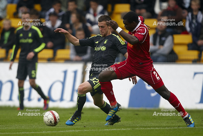 Brent McGrath (Brndby IF), Jores Okore (FC Nordsjlland)