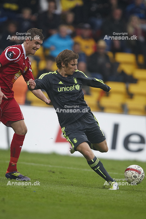 Jens Larsen (Brndby IF), Andreas Bjelland (FC Nordsjlland)