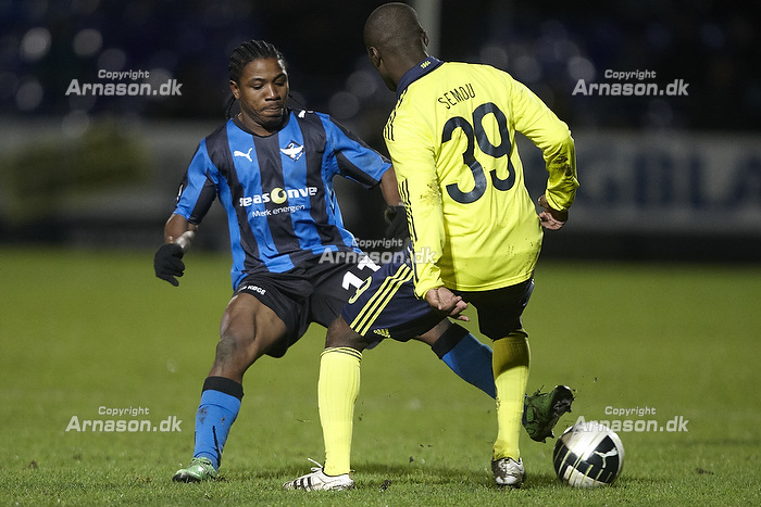 Franck Semou (Brndby IF), Adeola Runsewe (HB Kge)