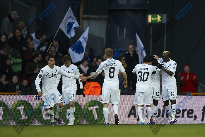 Pape Diouf, mlscorer (FC Kbenhavn), Dame N´Doye (FC Kbenhavn), Cristian Bolanos (FC Kbenhavn), Christian Grindheim (FC Kbenhavn)