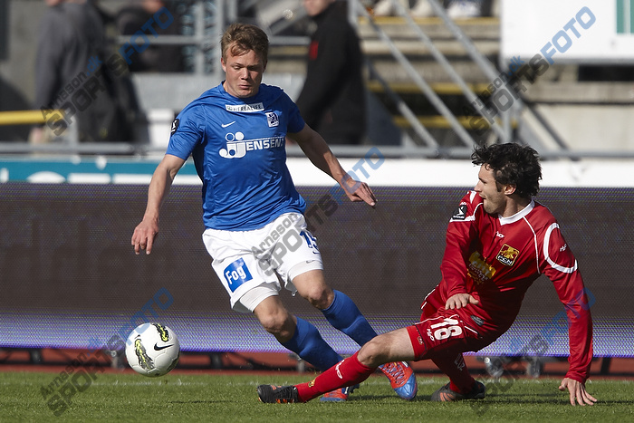 Emil Larsen (Lyngby BK), Michael Parkhurst (FC Nordsjlland)