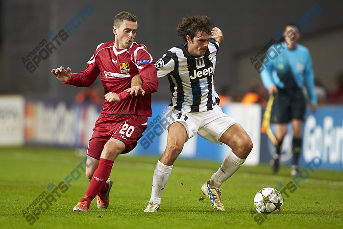 Kasper Lorentzen (FC Nordsjlland), Simone Padoin (Juventus FC)