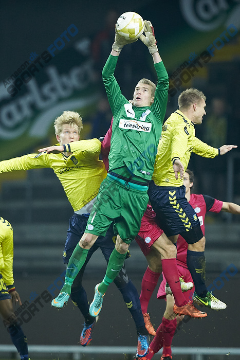 Simon Makienok Christoffersen (Brndby IF), Martin Albrechtsen (Brndby IF), Lukas Hradecky (Esbjerg fB)