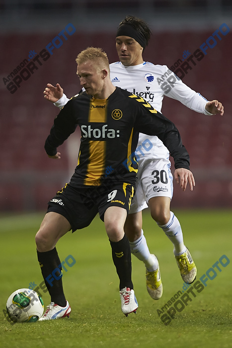 Steffen Kielstrup (AC Horsens), Cristian Bolanos (FC Kbenhavn)