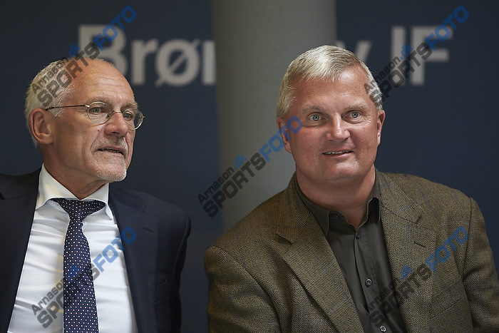 N. E. Nielsen, bestyrelsesmedlem (Brndby IF), Aldo Petersen, bestyrelsesformand (Brndby IF)