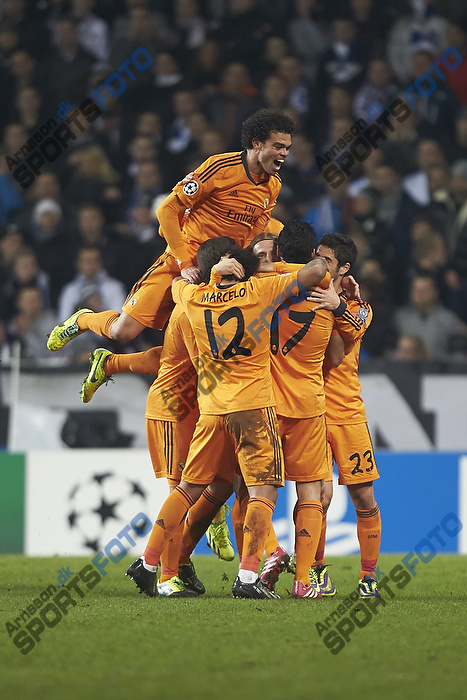 Isco (Real Madrid CF), Marcelo (Real Madrid CF), Pepe (Real Madrid CF), Álvaro Arbeloa (Real Madrid CF)
