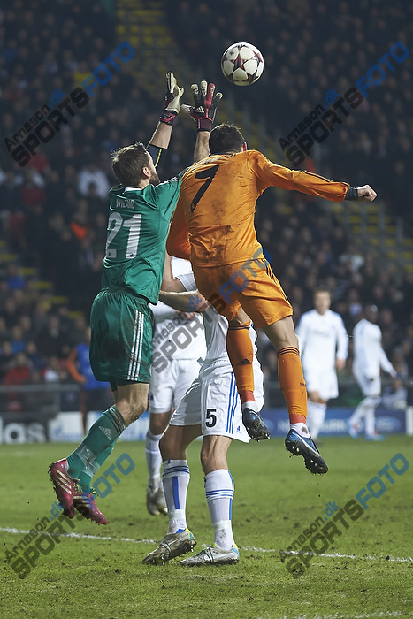 Johan Wiland (FC Kbenhavn), Cristiano Ronaldo (Real Madrid CF)