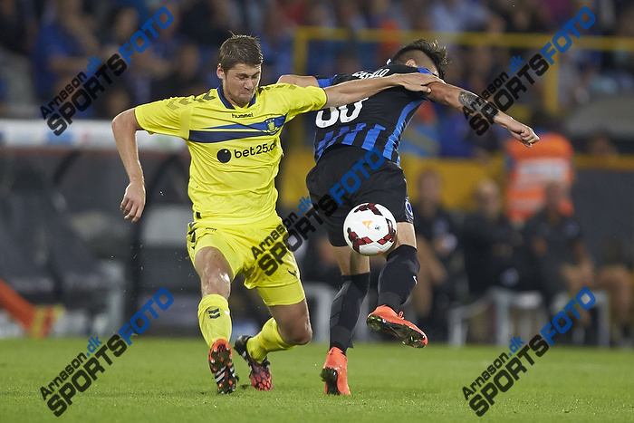 Semb Berge (Brndby IF), Nicolas Castillo (Club Brugge KV)