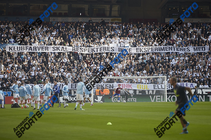 FCK-fans med banner