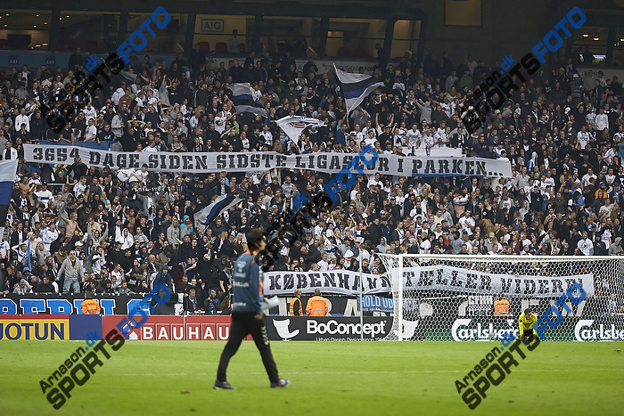 FCK-fans med banner