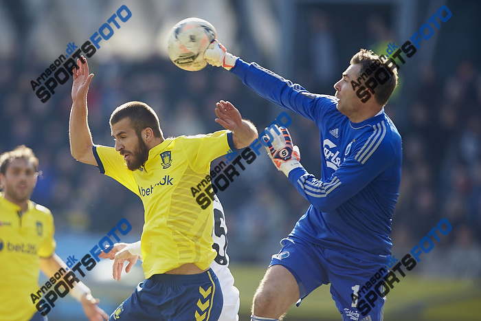 Ferhan Hasani (Brndby IF), Stephan Andersen (FC Kbenhavn)