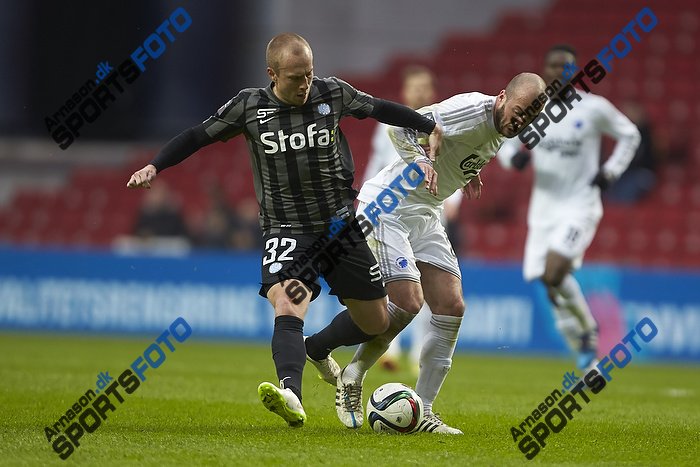 Daniel Larsson (Esbjerg fB), Steve De Ridder (FC Kbenhavn)