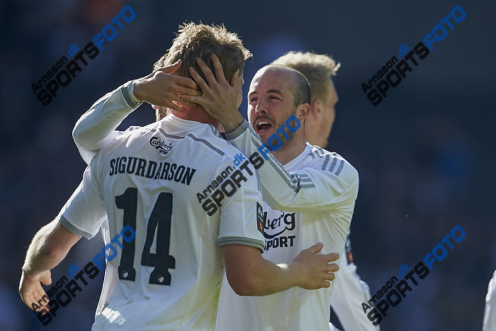 Bjoern Bergmann Sigurdarson, mlscorer (FC Kbenhavn), Steve De Ridder (FC Kbenhavn)