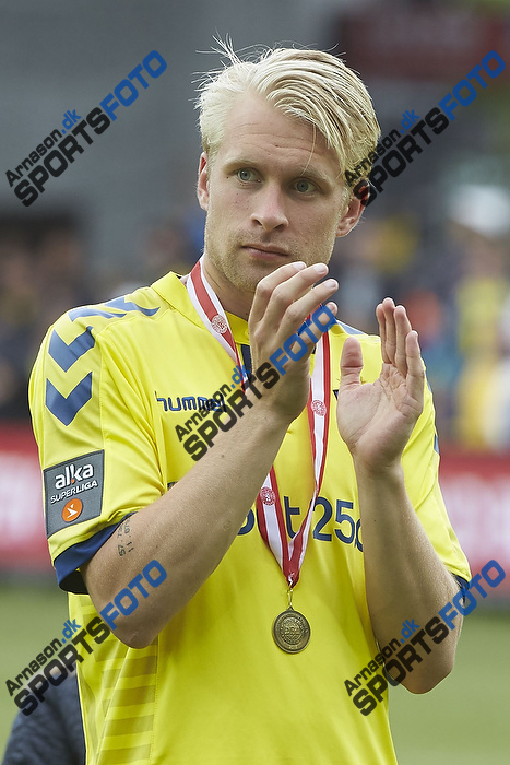 Johan Larsson (Brndby IF) med bronze medaljer