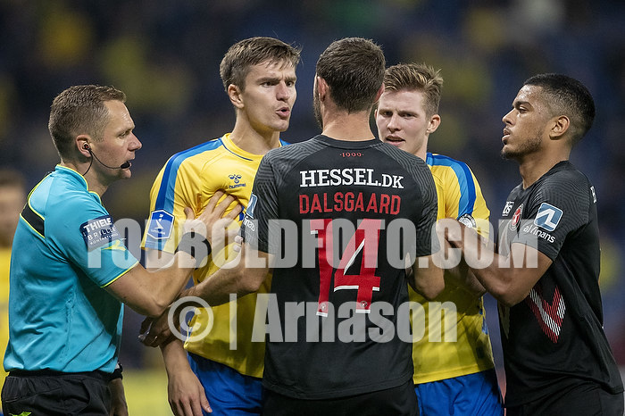 Mikael Uhre  (Brndby IF), Henrik Dalsgaard  (FC Midtjylland), Morten Frendrup  (Brndby IF)